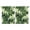 Vibrant Tropi, variant on 2 PCS Retro Aloha Jungle Leaves Kitchen Curtains, 42x54 Inch Colorful Exotic Leaf Print Semi-Sheer Rod Pocket Curtains for Farmhouse