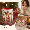 thumbnail image 5 of Hometravel Christmas Reindeer Ceramic Coffee Mug, Milk Cup with Flat Design, Holiday Drinkware for Home Kitchen and Christmas Gift, 5 of 7