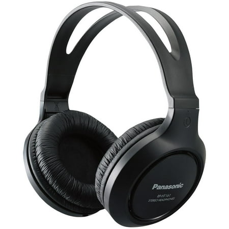 RP-HT161-K Full-Size Over-Ear Wired Long-Cord Headphones