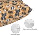 thumbnail image 3 of Fotbe Cute Dogs Head Funda de Almohada Decorativa Estilo Occidental, Lujo en Algodón, Fundas para Almohadas King, Cojín Estampado para Decoración del Hogar-20"x30", 3 of 6