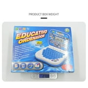 Lekihaqq 1 Packs Interactive Learning Laptop for , Educational Computer Toy with English & Spanish, ABCs, 123s, Music, Math Games, STEM Learning Tablet for Ages 3-6, Portable Early hood Development
