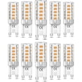 thumbnail image 1 of 10pcs G9 Led Bulb Dimmable 5w Warm White 3000k G9 Led Bulbs Halogen Equivalent 50w Ac110/220v [energy Class F], 1 of 4