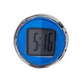 thumbnail image 1 of Reloj digital para manillar de motocicleta, para salpicadero de vehículo, mini relojes decorativos profesionales, reloj electrónico para automóvil. Azul, 1 of 9