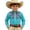 0-Sky Blue55, variant on Hienoo Boys Cowboy Long Sleeve Shirt Vintage Western Print Button-Down Shirt, Sizes 4-13