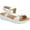 White, variant on Alegria Henna Sandals - Women's, White 37 M