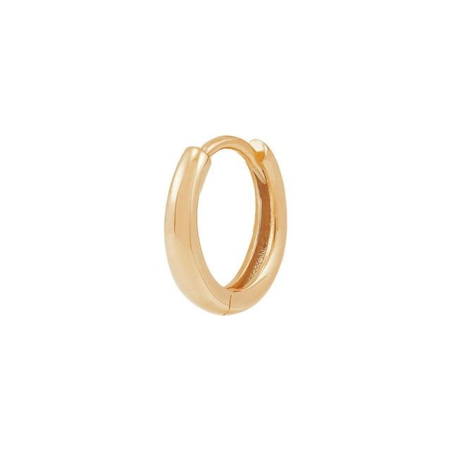 Micro Mini 14k Gold Huggie Earrings