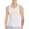 thumbnail image 3 of Hanes Men's 6-Pack ComfortSoft Tanks, White, Small, 3 of 12