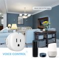 thumbnail image 4 of Inteprter Enchufe WiFi Smart Wireless Voice Timer Control remoto Toma de corriente USB Enchufe de plástico Electrodomésticos Inteprter HA005238-00, 4 of 6
