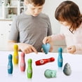 thumbnail image 3 of de para niños, juguetes educativos para edades tempranas, s deportivos, 6 de para niños de 2, 3, 4 y 5 , regalos de CUTICAT Juego de bolas de bolos, 3 of 7