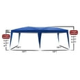 thumbnail image 5 of Canopy Tents, 10' x 20' Outdoor Canopy Party Tent with 6 Sidewalls, Wedding Canopy Tent with Carry Bag, Outdoor Party Gazebo Tent, L2212, 5 of 9