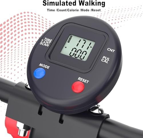 Air Walker Exercise Machine, Home Space Walker Aerobic Stepper, Foldable Elliptical for Small Spaces - Cross Trainer Glider Exercise Machine for Men and Women Fitness Equipment