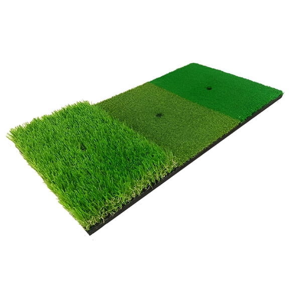 BESTSKY 30*60cm Golf Hitting Mat, Artificial Lawn Nylon Grass, Durable Training Pad, Midnight