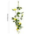 thumbnail image 5 of Vivid Fake Lemon Vine Realistic Delicate No Watering Aesthetic Artificial Flower Imitation Rattan Home Decor, 5 of 6