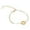 Gold C, variant on Bracelets Initial Bracelet 1 Gold Plated Stainless Steel Letter Bracelet Delicate Charm Bracelet for Women Girls,19 cm,Gold J