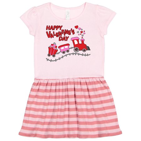 

Inktastic Happy Valentine s Day Choo Choo Train Outfit Gift Toddler Girl Dress