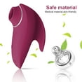 thumbnail image 6 of XBONP Sucking Vibrator Sex Toy for Women Vibrating Rose Toys Suction Vibrator, Wine Red, 6 of 7