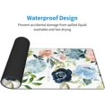 thumbnail image 2 of Cute Floral Large Gaming Mouse Pad - Green Leaf Flower XL Computer Desk Mat, Long Extended Non-Slip Base, Ideal for Office Work and Home, 31.5x11.8 Inch, 2 of 6