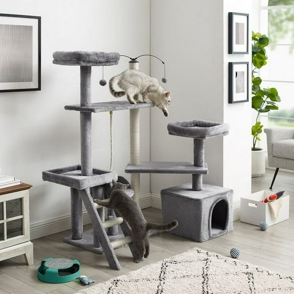Sam's Pets Longshot® 53" Gray Cat Tree