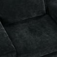 thumbnail image 5 of Christopher Knight Home 40.9" Oversized Armchair with Chenille Upholstery, Wide Armrests, Thick Cushion, Black, 5 of 12