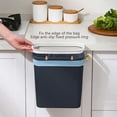 thumbnail image 6 of Bilqis Hanging Folding Mini Trash Can for Kitchen Cabinet Door, Small Collapsible Garbage Bin Under Sink, Wall Mounted Waste Bin - Container Cabinet/Bedroom/Bathroom, 6 of 6