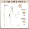 thumbnail image 2 of uxcell 42Pcs Reed Diffuser Sticks Set, Fiber Fragrance Flower Reed Diffuser Replacement Refill Sticks Flower Decor for Home, Hotel, Office (Wood), 2 of 6