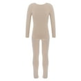 thumbnail image 2 of Manyakai Kids Girls Boys Thermal Underwear Suit Long Sleeve Tops and Pantyhose Legging Set Base Layer Type D Nude M, 2 of 6