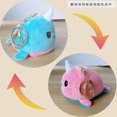 thumbnail image 3 of Juguete de peluche de narval de 10cm, colgante de muñeca de ballena encantadora, peluche suave, colorido, llavero de pez ballena con cuerno, regalo de Navidad, 1 ud., 3 of 5