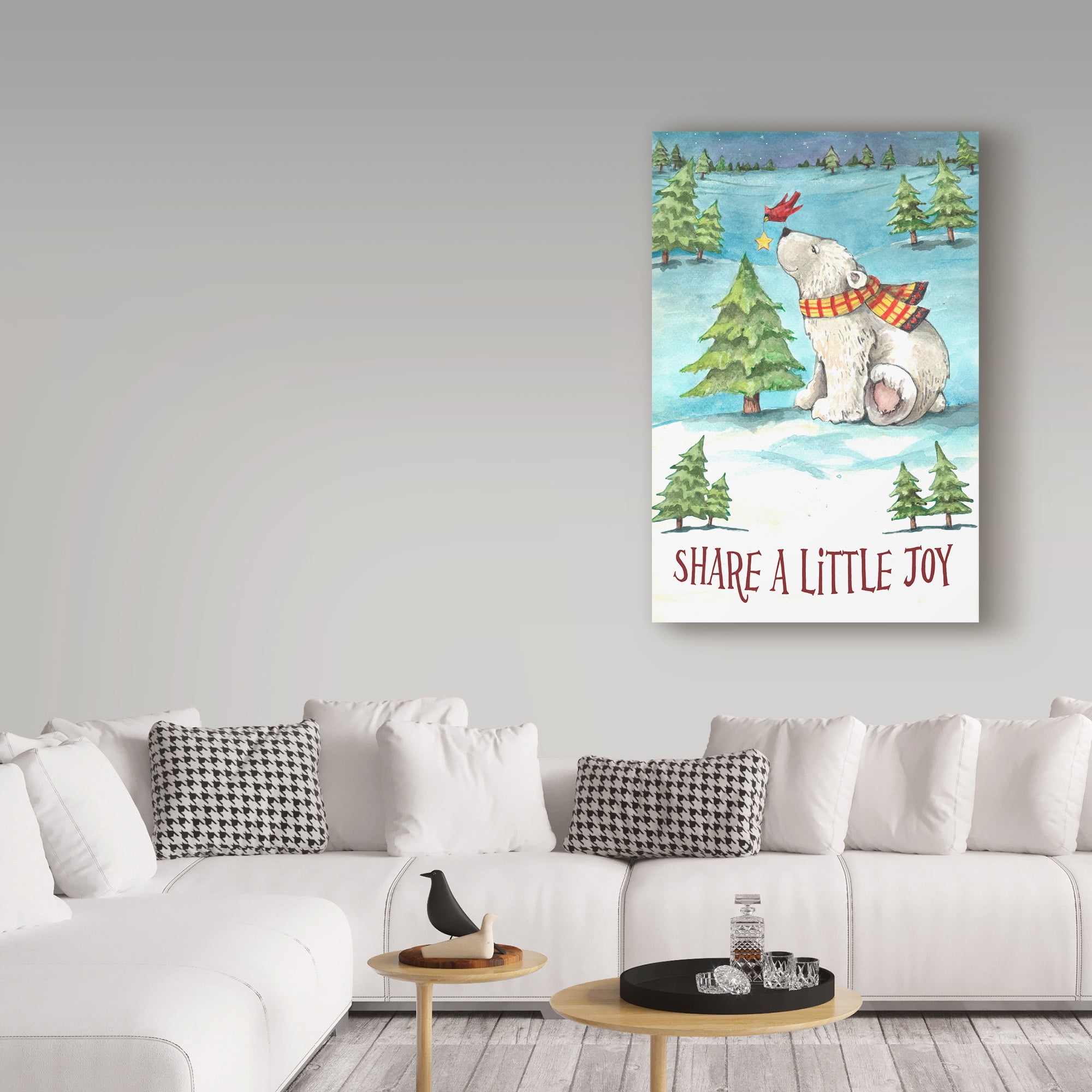 Trademark Fine Art 'Share A Little Joy' Canvas Art by Melinda Hipsher