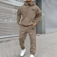 thumbnail image 2 of FYDUU Men's 2 Piece Sweatsuit Sets Mens Casual Tracksuit Sports Jogging Gym Sweat Suits For Men Fall Winter Hoodies Athletic Sweatsuits Set Fashion Fall Winter Coat, 2 of 4
