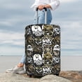 thumbnail image 5 of Salouo Ink Graffiti Owl Pattern Travel Dust-proof Suitcase Cover, Softside Suitcase Protector Luggage Cover Protector for 18-32inch ,Not Included Suitcase, 5 of 8