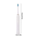 thumbnail image 4 of Fiudx Cepillo de Dientes Eléctrico, 8 Cabezales de Repuesto Incluidos, 6 Modos de Velocidad, Limpieza Profunda, Ipx7 Resistente Al Agua, Recargable, Ideal para Casa y Viajes, Blanco, 22 X 2,4 X 2,4 C, 4 of 7