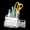 K-088 Transparent, variant on SagaSave Multifunctional Pen Holder Storage Pens Pencils Markers Name Cards Scissors Desk Organizer