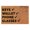 A, variant on Ohmyroo Alphabet Print Entrance Mat 24x16 Inch Non-Slip Absorbent Floor Rug for Kitchen Bathroom