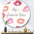 thumbnail image 3 of Designart 'Chic Accents VI' Glam Metal Circle Wall Art, 3 of 3