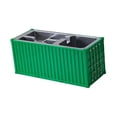 thumbnail image 3 of Organizador de escritorio portátil con múltiples compartimentos para bolígrafos y contenedores de envío Verde, 3 of 8