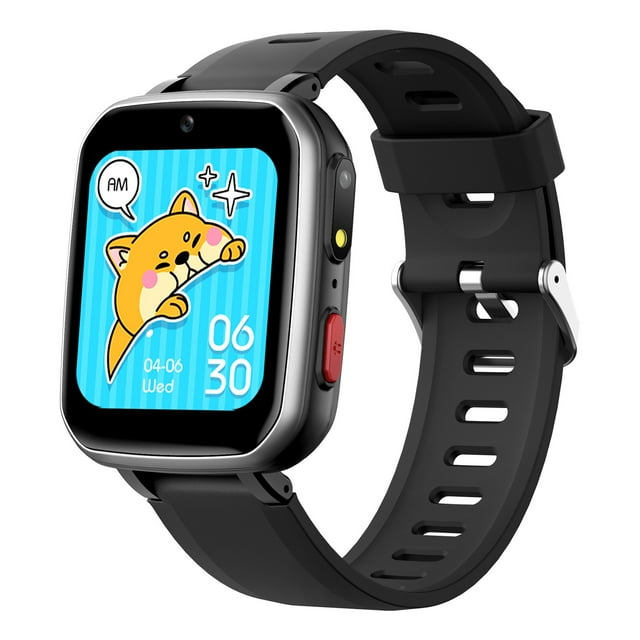 Reloj inteligente para jóvenes | Pantalla táctil Reproductor de MP3 Reloj despertador Cronómetro Linterna Calendario Calculadora 15 Juegos Cámara HD Grabadora de video Podómetro | 400mAh |