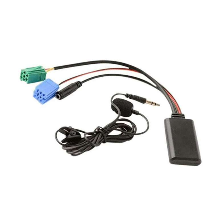 Car Bluetooth Module AUX Adapter MIC Handsfree MINI ISO 6Pin AUX