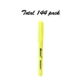 thumbnail image 2 of Madisi Highlighters Chisel Tip Fluorescent Yellow Bulk Pack 144-Count, 2 of 5