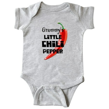 

Inktastic Grammy s Little Chili Pepper Gift Baby Boy or Baby Girl Bodysuit