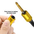 thumbnail image 4 of 1PC Hex Shank Quick Release Self-locking Screw Bit Extension Rod Holder Drill Screw Tool 60mm 1/4 Shank Quick Release Handle Screwdriver Bit, 4 of 8