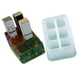 thumbnail image 4 of Molde para caja de almacenamiento de pintalabios de calibre 25 mm, 6 compartimentos, de silicona suave, para esmalte de labios, 4 of 13