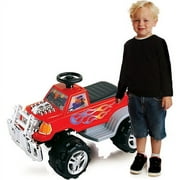 Monster Power Wheels Truck Ride-On, Red