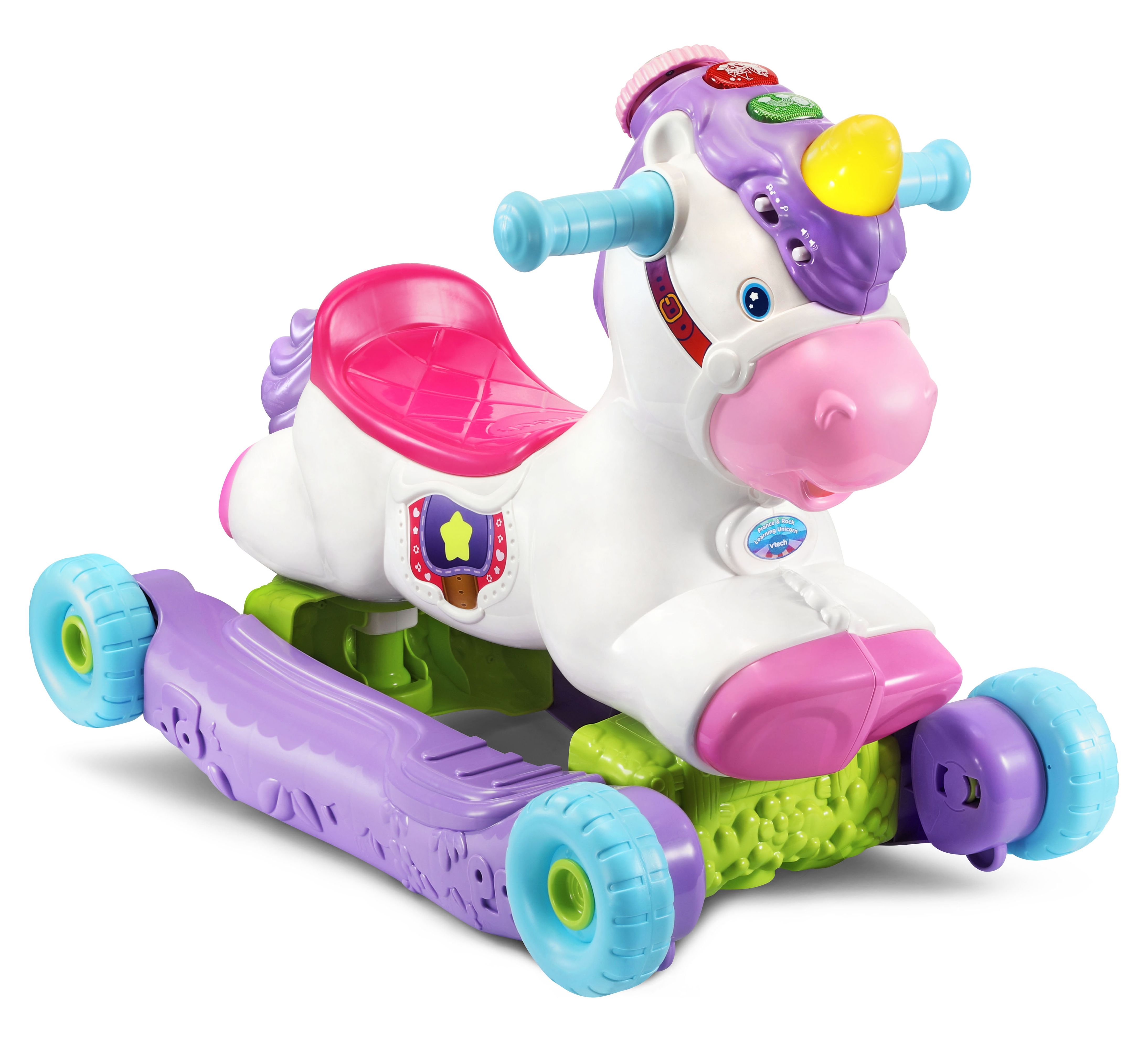 VTech Prance and Rock Learning Unicorn, Rocker to Rider Toy, Motion-Activated Responses - image 9 of 14