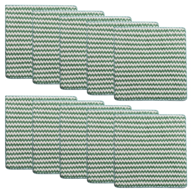 10 piezas de paños de cocina Paños de microfibra para limpiar y secar rápidamente Absorbentes Paños de microfibra para platos Paños de cocina suaves Productos de limpieza