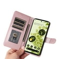 thumbnail image 5 of Allytechgroup Wallet Case for Google Pixel 6, Premium PU Leather Slim Flip Cover Stand Bumper Shockproof Protective Cards Slots Anti-Scratch Phone Case for Pixel 6, Rosegold, 5 of 11