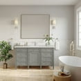 thumbnail image 3 of James Martin Vanities 650-V60S-BKO-1WZ Brittany 60" Single Basin Poplar Wood Vanity Set -, 3 of 7