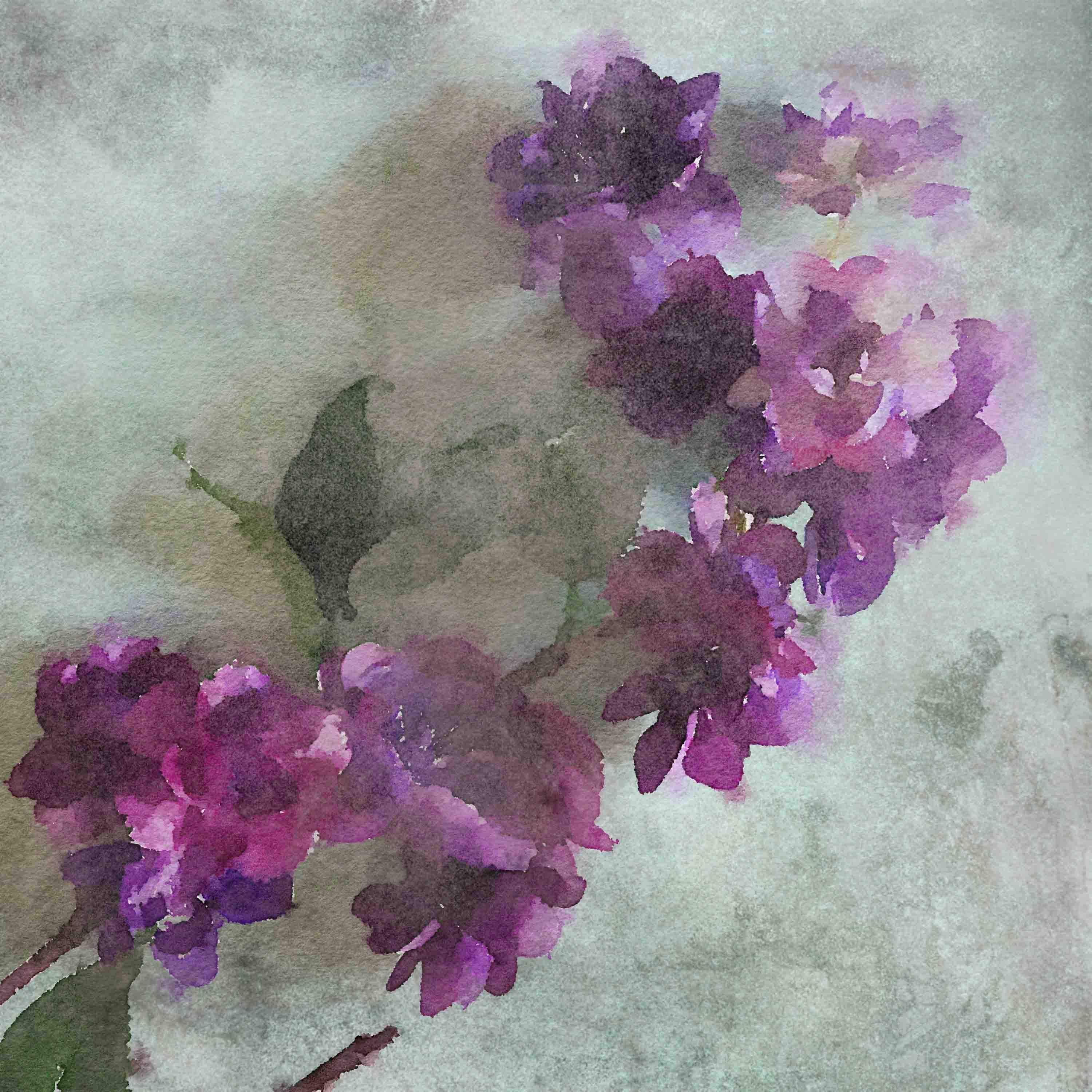 Marmont Hill - "Purple Sensation 2" by Irena Orlov Painting Print on Wrapped Canvas