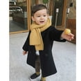 thumbnail image 7 of Curuila Kids Boys Girls Coat Long Sleeve Solid Button Elegant Long Jacket Black Size 18-24 Months, 7 of 7