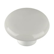 Mainstays 1-1/4" (32mm) Cabinet Knob, White Plastic, 2 Pack