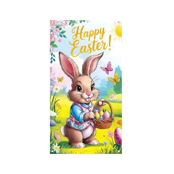 Cheapark 35 X 72 In Easter Day Door Cover Easter Day Door Curtain Easter Day Door And Wall Decoration Festival Party Decoration